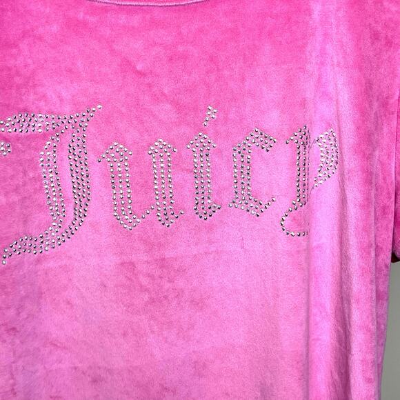 Juicy Couture studded Velvet Pajama Top XL - Picture 3 of 5